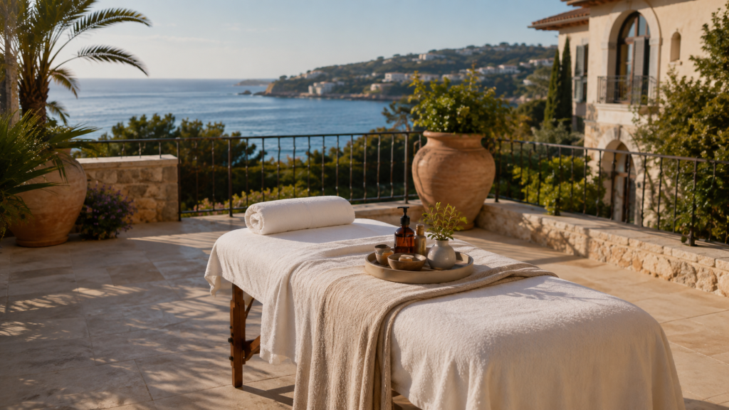 Private massage in Santa Ponsa Mallorca villa